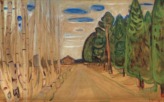 Paisaje con una carretera – Edvard Munch Edvard Munch 105x70