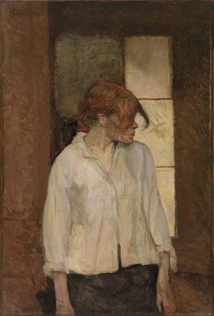 En Montrouge, rosa la roja – Toulouse Lautrec Henri de Toulouse-Lautrec 70x105