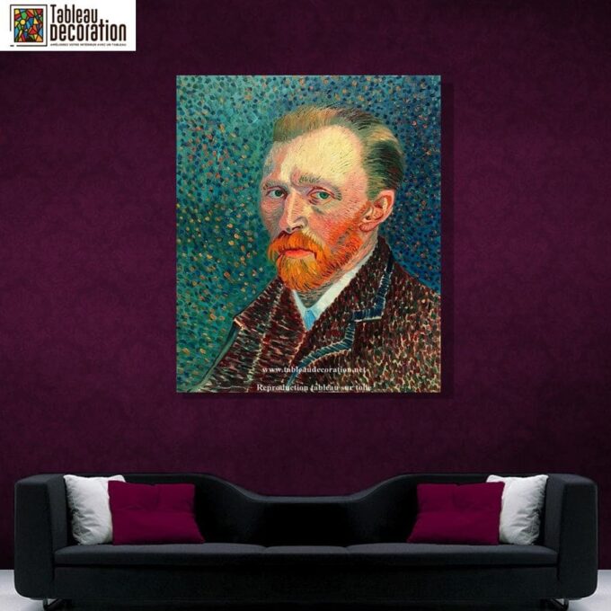 Retrato de Van Gogh en Tableau Vincent Van Gogh 70x85 3