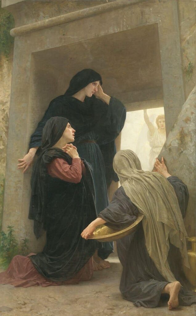 Las santas mujeres en el sepulcro – William Bouguereau William Bouguereau 70x105