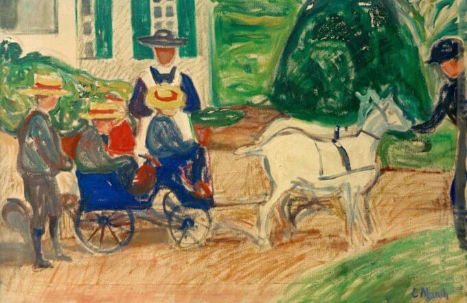 La cabra y el carro – Edvard Munch Edvard Munch 105x70