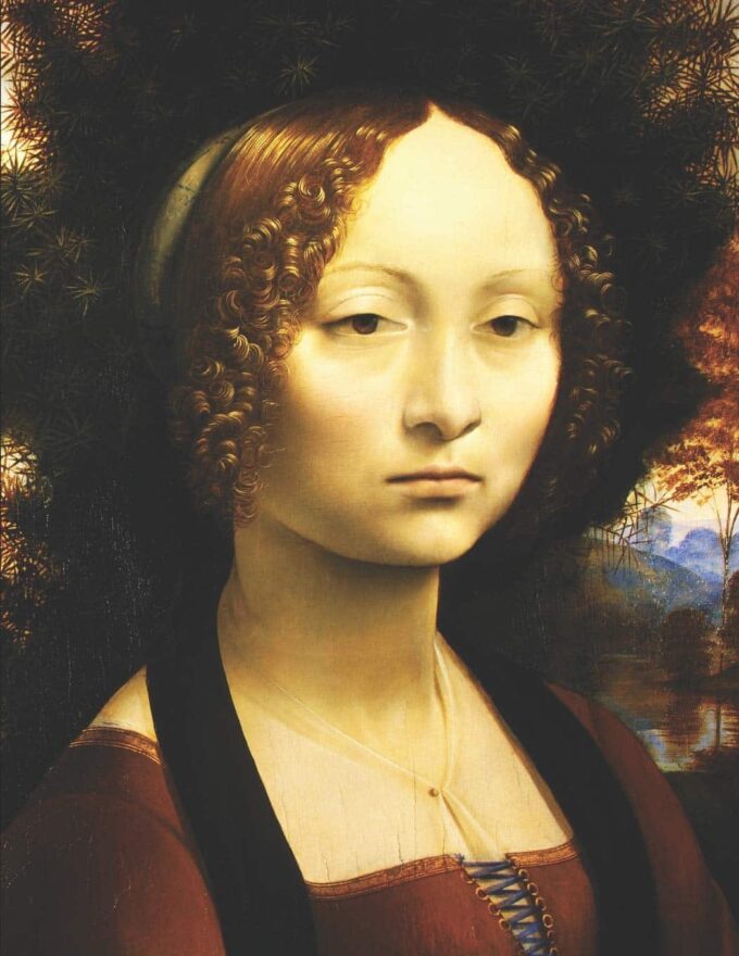 Ginevra de Benci – Leonardo da Vinci Leonardo da Vinci 70x85