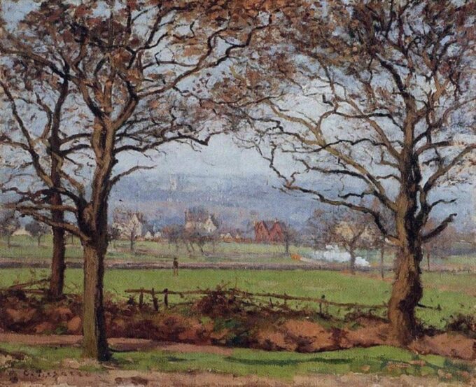 Cerca de Sydenham Hill – Camille Pissarro Camille Pissarro 85x75