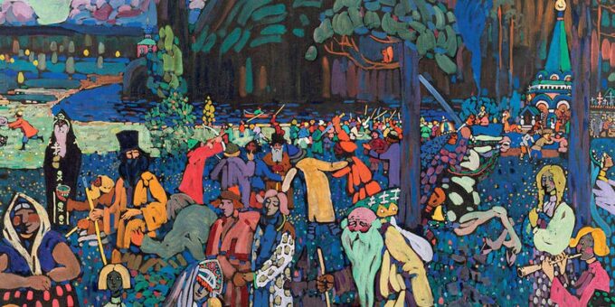 La vida colorida – Vassily Kandinsky Vasili Kandinski 140x70