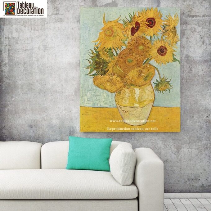 Los girasoles – Van Gogh Cuadros Populares 70x85 3