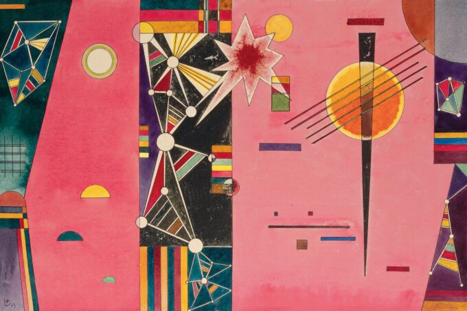 Rosa roja – Vassily Kandinsky Vasili Kandinski 105x70