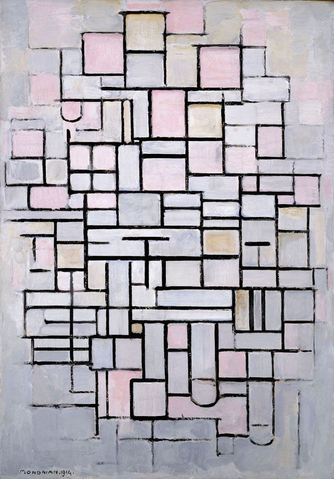 Composición n°IV o composición 6 – Mondrian Piet Mondrian 70x105