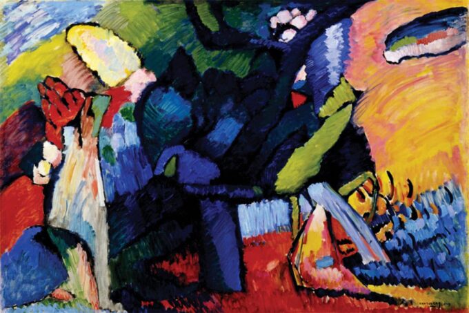 Improvisación 4 – Vassily Kandinsky Vasili Kandinski 105x70