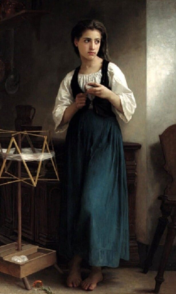 Máquina para desenrollar – William Bouguereau William Bouguereau 70x105