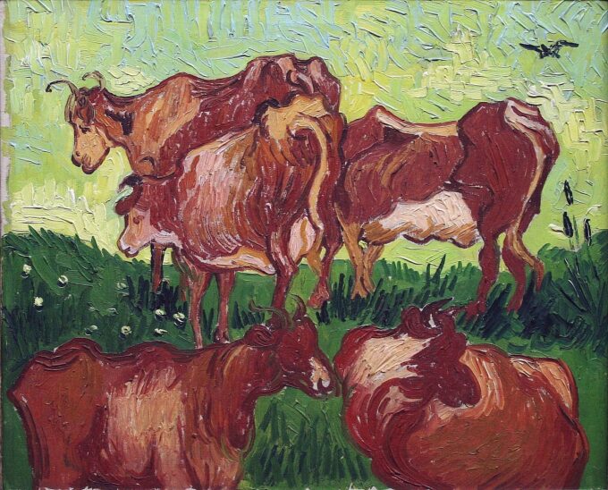 Vacas – Van Gogh Vincent Van Gogh 85x75