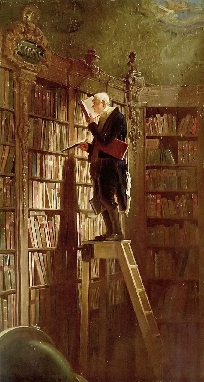 El ratón de biblioteca – Carl Spitzweg Carl Spitzweg 70x140