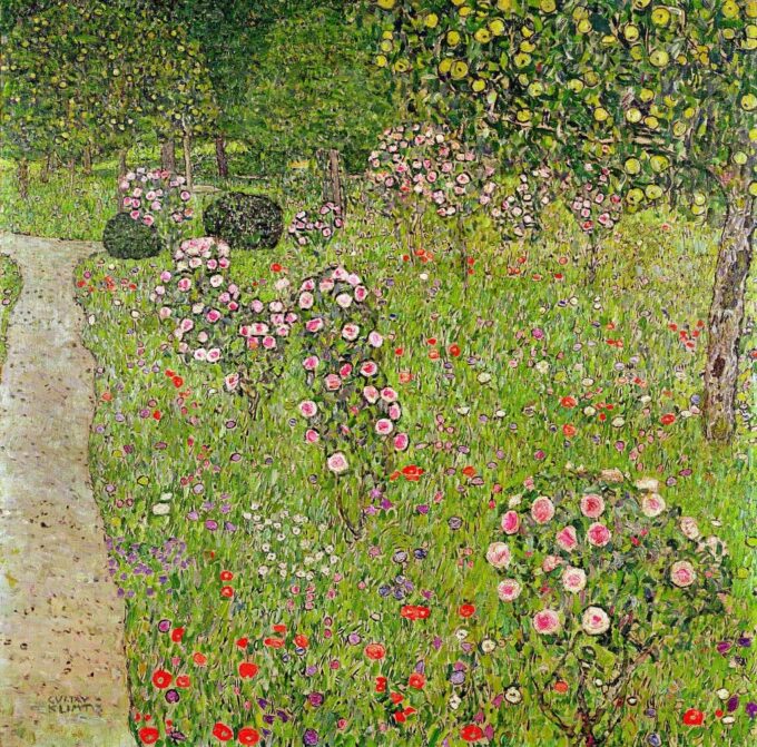 Verger con rosas – Gustav Klimt Gustav Klimt