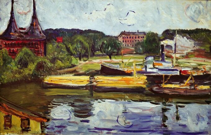 En Holstentor – Edvard Munch Edvard Munch 105x70