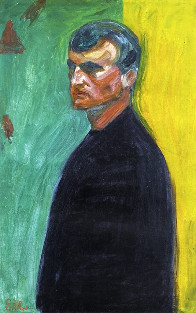 Autorretrato (contra la bicromía) – Edvard Munch Edvard Munch 70x105