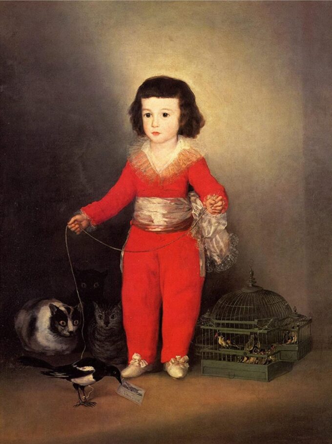 Don Manuel Osorio de Zúñiga, niño – Francisco de Goya Francisco de Goya 70x85