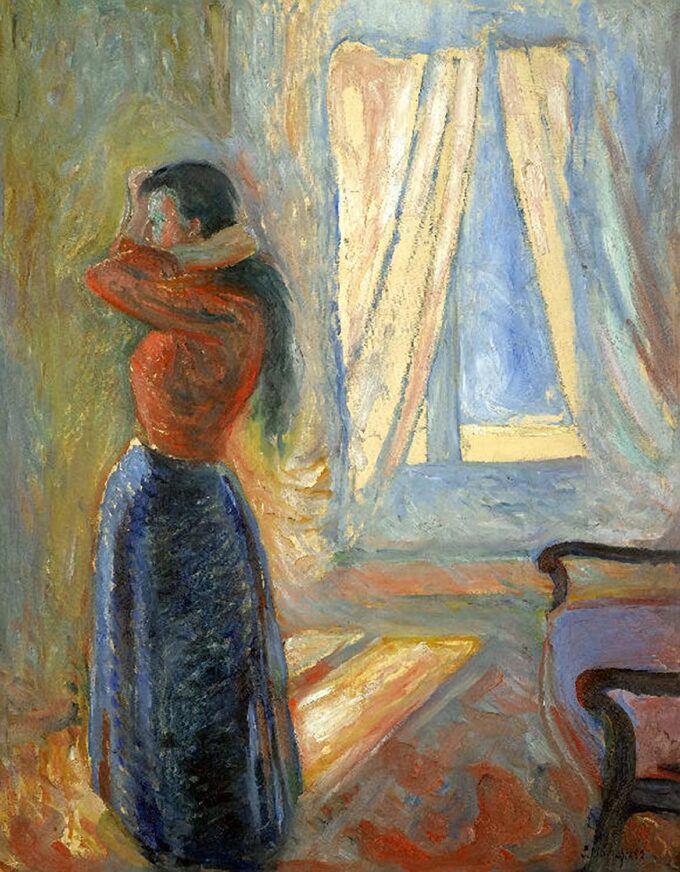 Mujer en su tocador – Edvard Munch Edvard Munch 70x85