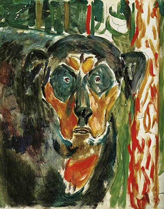 Cabeza de perro – Edvard Munch Edvard Munch 70x85