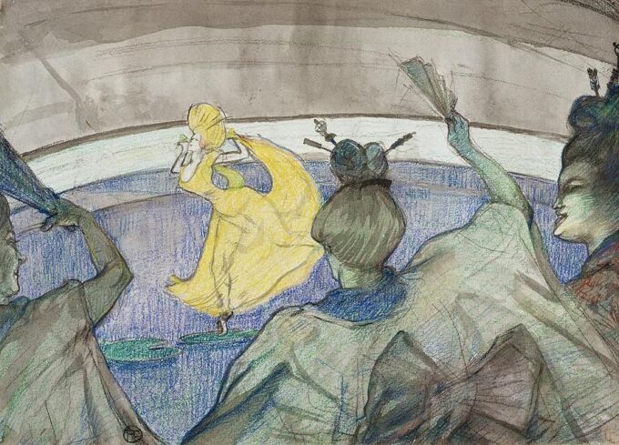 «En el circo – Toulouse Lautrec» Henri de Toulouse-Lautrec 105x70