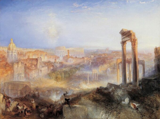 El Roma moderna – William Turner William Turner 85x75