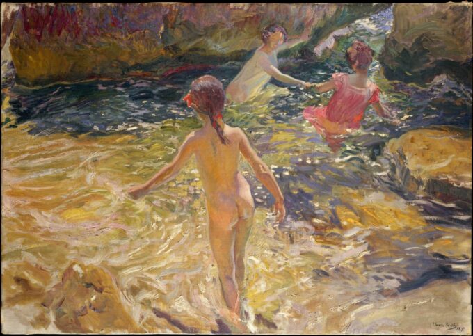 El Baño – Sorolla Joaquín Sorolla 105x70