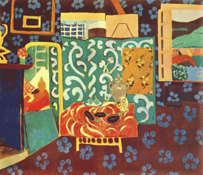 Intérieur con berenjenas – Matisse Henri Matisse 85x75