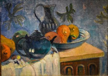 «Jarra y frutas – Paul Gauguin» Paul Gauguin