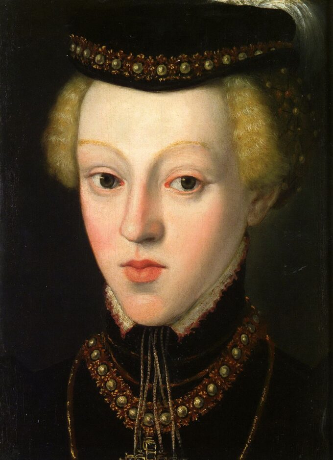 Traducción: Archiduquesa Johanna, gran duquesa de Toscana a la edad de aproximadamente 9-10 años, foto de pecho – Arcimboldo Giuseppe Arcimboldo