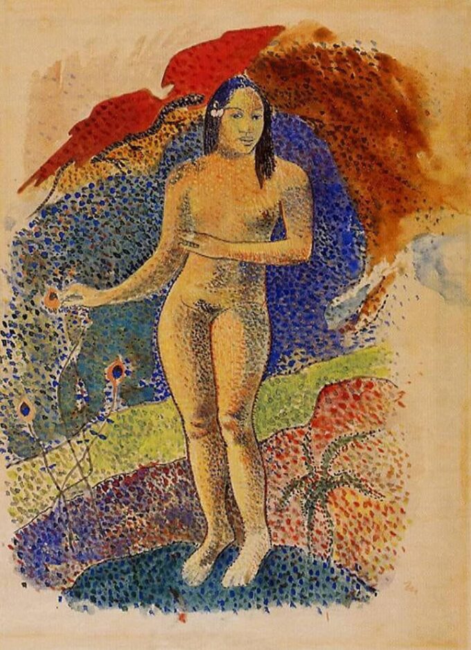 Eva tahitiana – Paul Gauguin Paul Gauguin 70x105