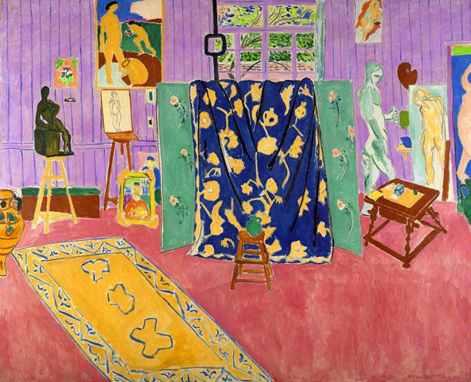 El taller rosa – Matisse Henri Matisse 85x75