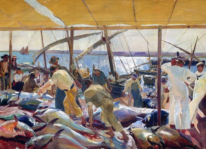 La pesca de atún – Sorolla Joaquín Sorolla 105x70