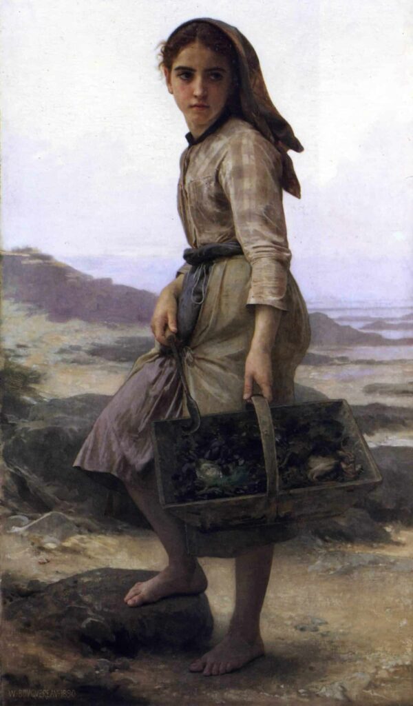 El Pescador – William Bouguereau William Bouguereau 70x120