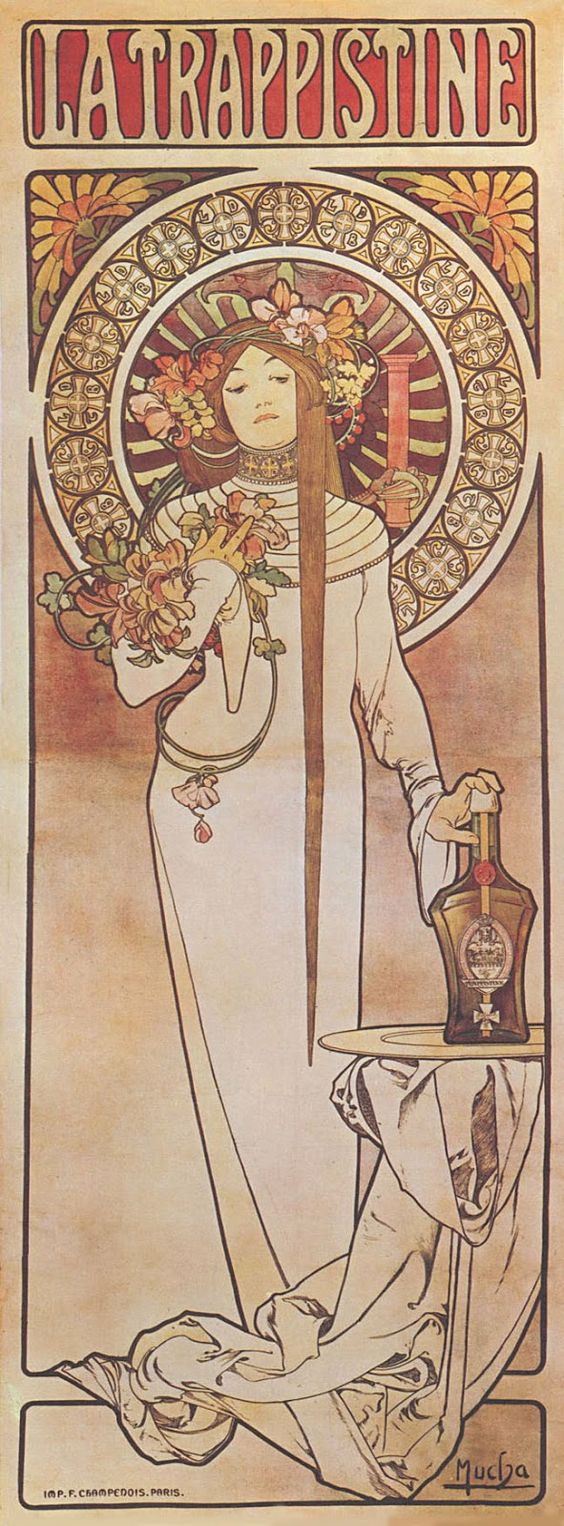 Cartel La Trappistine – Mucha Alfons Mucha