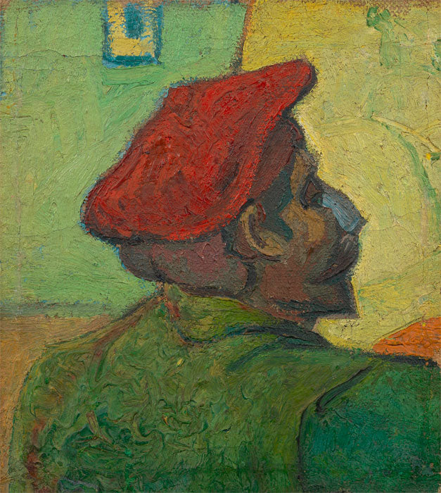 Retrato de Paul Gauguin (Hombre con boina roja) – Van Gogh Vincent Van Gogh 70x70