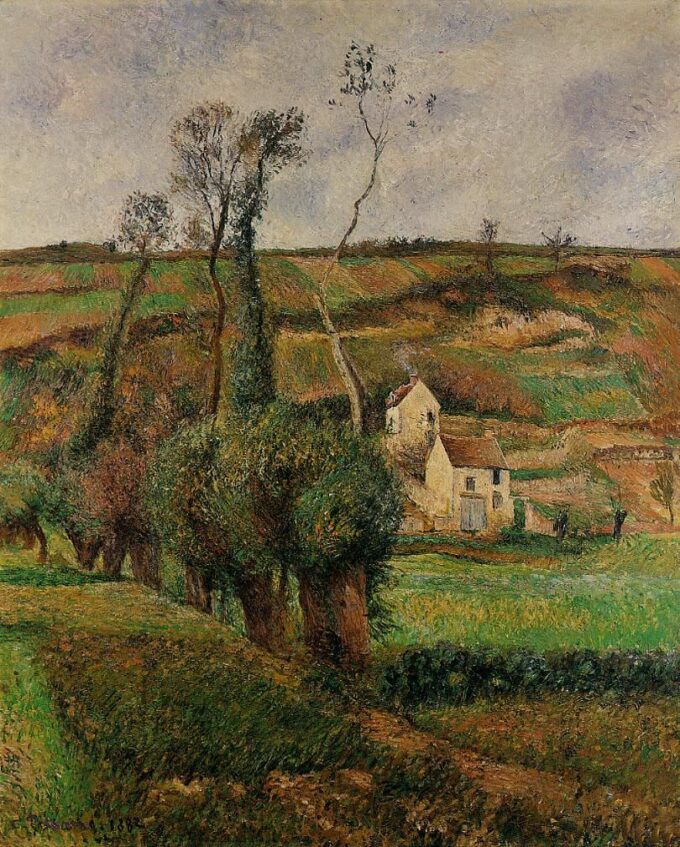 Las pendientes de choux, Pontoise – Camille Pissarro Camille Pissarro 70x85