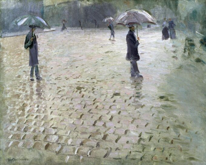 Rue de París, día de lluvia – Caillebotte Gustave Caillebotte 85x75