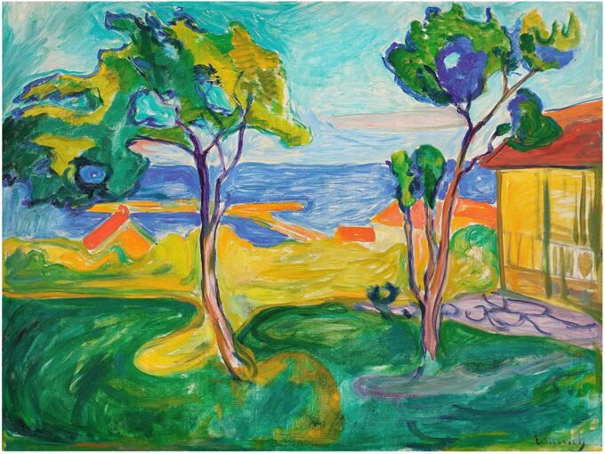 El jardín en Asgardstrand – Edvard Munch Edvard Munch 85x75