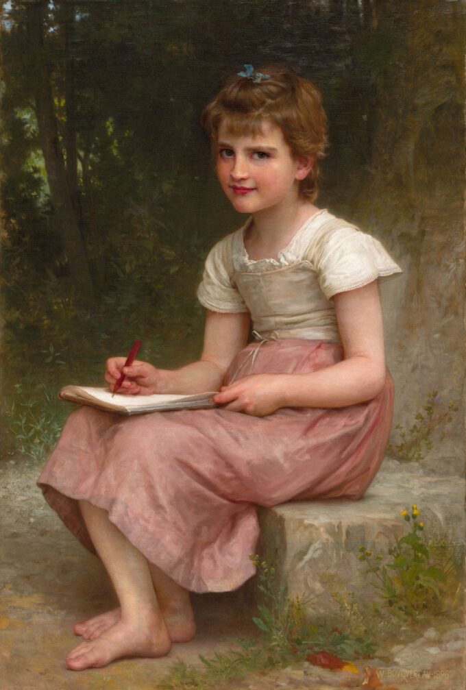 Vocación – William Bouguereau William Bouguereau 70x105