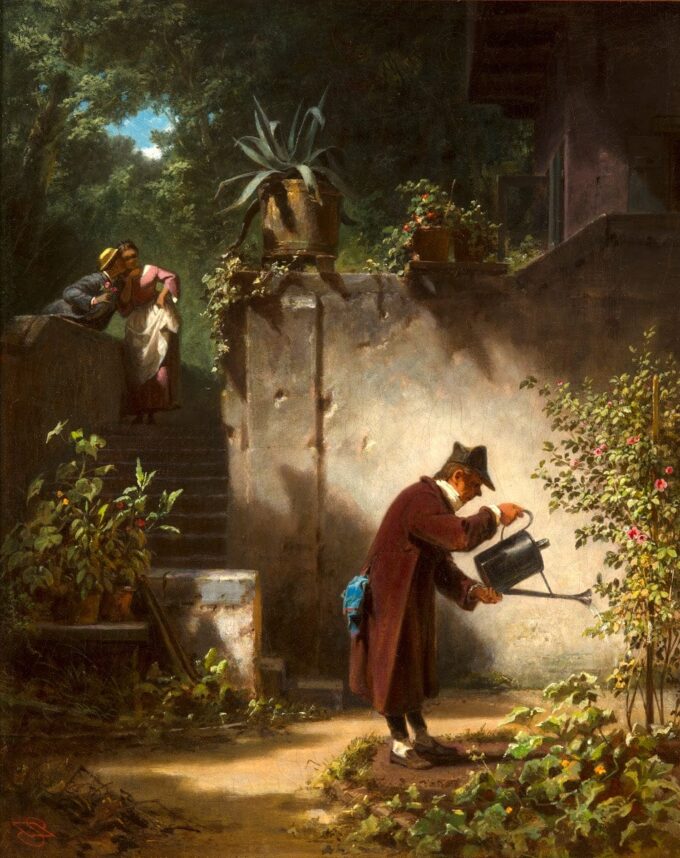 El amigo de las flores – Carl Spitzweg Carl Spitzweg 70x85