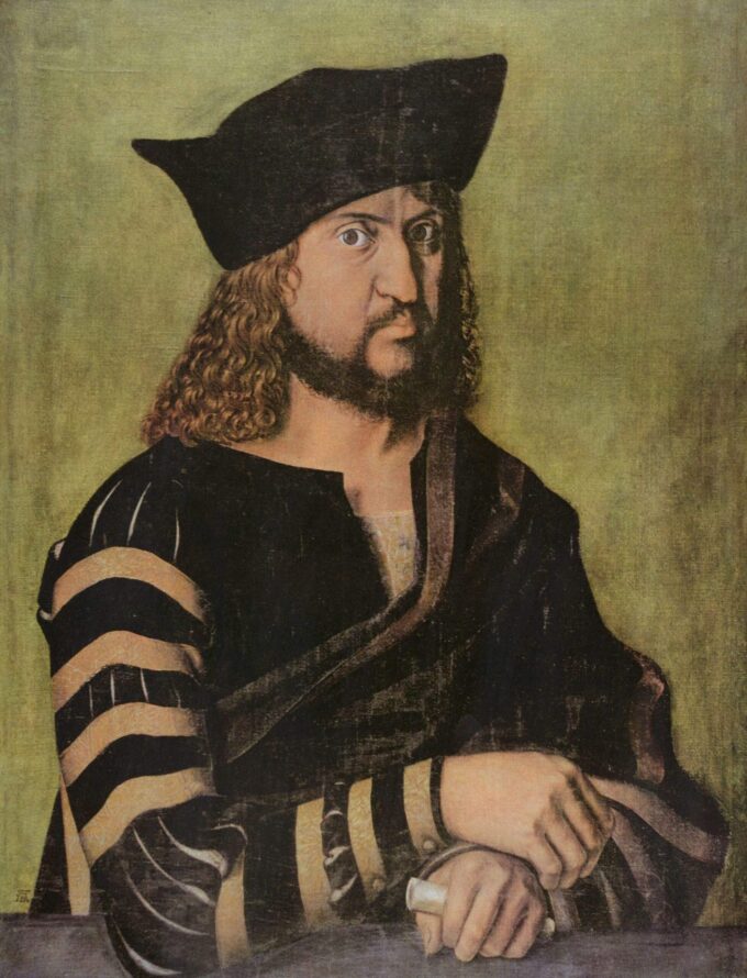 Retrato de Federico III de Sajonia – Albrecht Dürer Albrecht Dürer 70x85