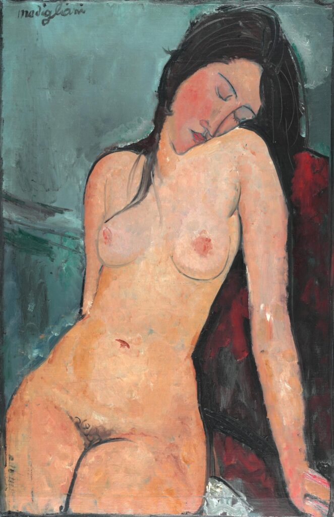 Desnudo sentado – Amedeo Modigliani Amedeo Modigliani