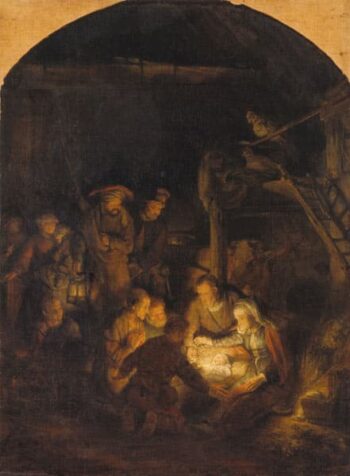 Adoración de los pastores – Rembrandt van Rijn Rembrandt van Rijn