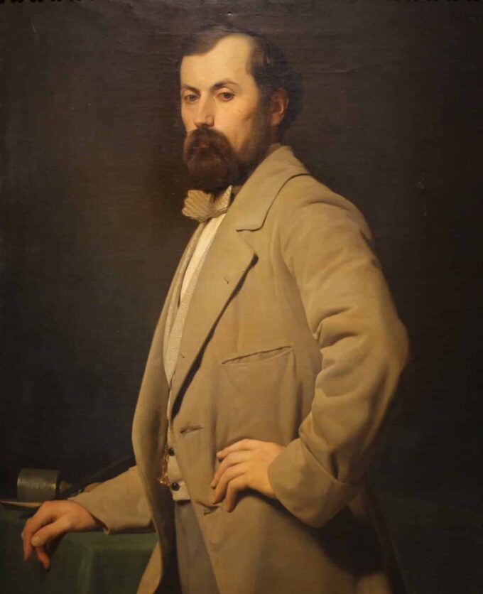 Retrato de Luigi Majoli – Antonio Ciseri Antonio Ciseri 70x85