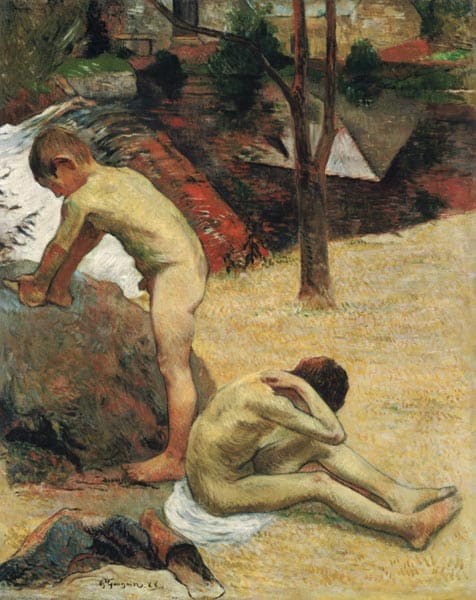 Natación de los niños bretones – Paul Gauguin Paul Gauguin 70x85