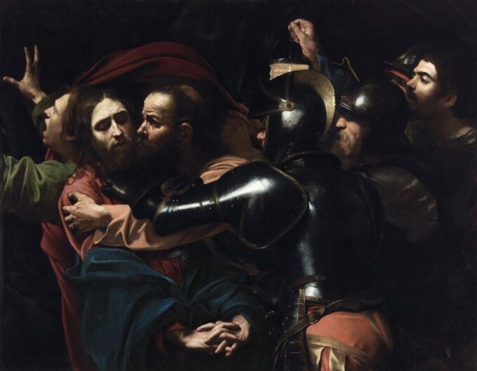 Beso de Judas – Caravaggio Caravaggio 85x75