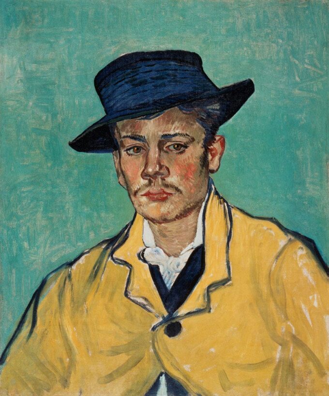 Retrato de Amand Roulin a los 17 años – Van Gogh Vincent Van Gogh 70x85