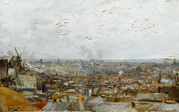 Vista de París desde Montmartre – Van Gogh Vincent Van Gogh 105x70