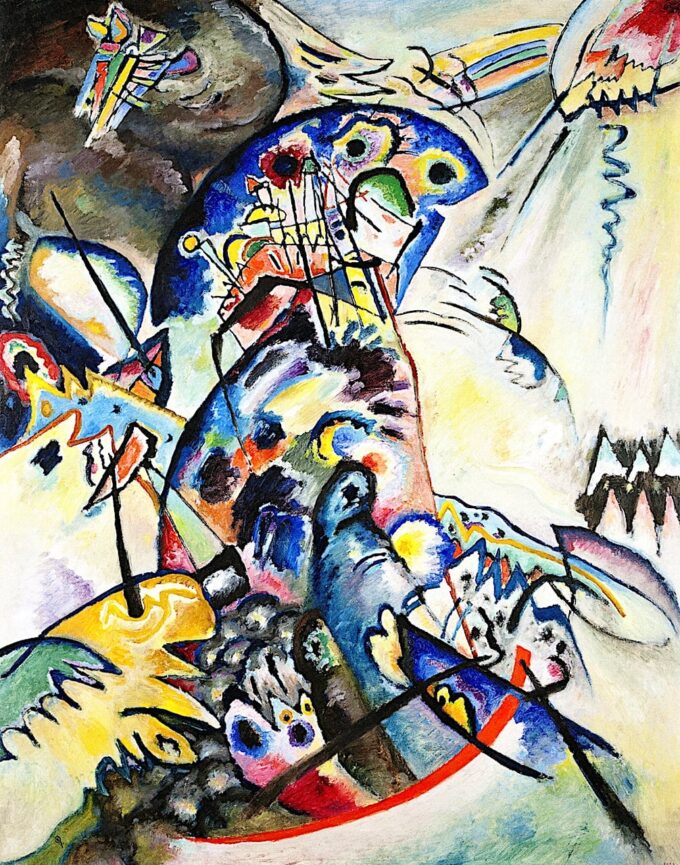 Arco azul de la cresta – Vassily Kandinsky Vasili Kandinski 70x85