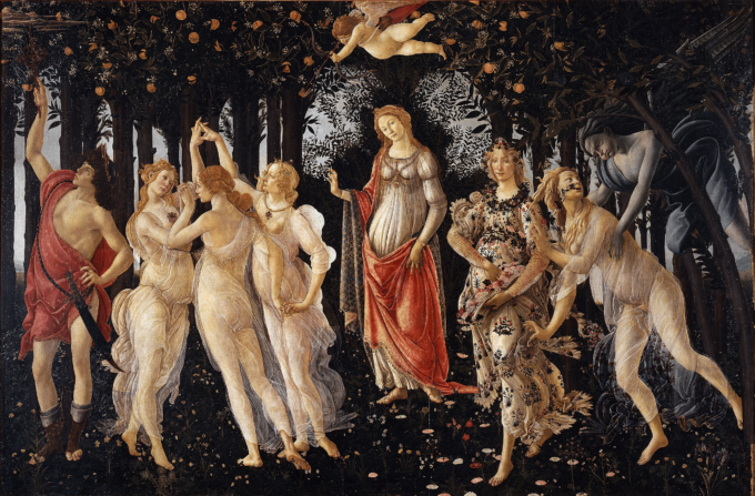 La primavera – Sandro Botticelli Cuadros Populares 105x70