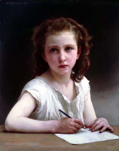 Una vocación – William Bouguereau William Bouguereau 70x85