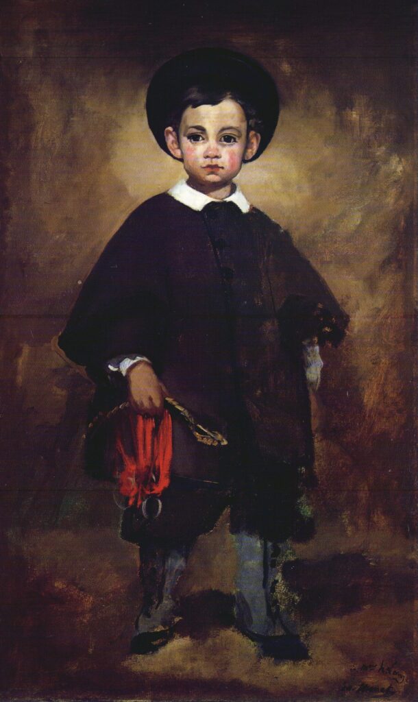 El pequeño Lange – Edouard Manet Édouard Manet 70x120